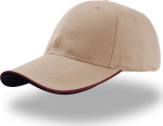 Atlantis – 6 Panel Baseball Cap Zoom Piping Sandwich for embroidery and printing