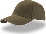 Atlantis – 6 Panel Twill Cap Liberty Sandwich for embroidery and printing