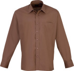 Premier – Poplin Shirt longsleeve for embroidery and printing