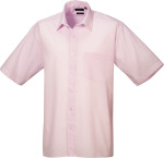Premier – Popeline Hemd kurzarm besticken und bedrucken lassen