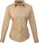 Premier – Poplin Blouse longsleeve for embroidery and printing