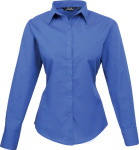 Premier – Poplin Blouse longsleeve for embroidery and printing