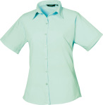 Premier – Poplin Blouse shortsleeve for embroidery and printing