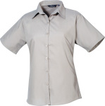 Premier – Poplin Blouse shortsleeve for embroidery and printing