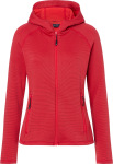 James & Nicholson – Damen Kapuzen Stretch Fleecejacke zum besticken