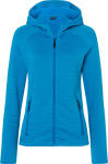 James & Nicholson – Damen Kapuzen Stretch Fleecejacke zum besticken