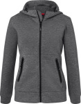 James & Nicholson – Ladies' Hooded Jacket hímzéshez és nyomtatáshoz