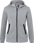 James & Nicholson – Ladies' Hooded Jacket hímzéshez és nyomtatáshoz