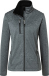 James & Nicholson – Ladies' Melange Softshell Jacket hímzéshez