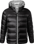 James & Nicholson – Men's Hooded Down Jacket hímzéshez