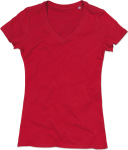 Stedman – Organic Ladies' V-Neck T-Shirt "Janet" for embroidery and printing