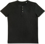 Stedman – Men's Henley Slub T-Shirt for embroidery and printing