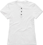 Stedman – Damen Henley Slub T-Shirt zum besticken und bedrucken