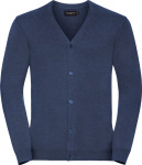 Russell – Men's V-Neck Knitted Cardigan hímzéshez