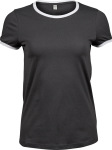 Tee Jays – Damen Ringer T-Shirt besticken und bedrucken lassen