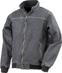 Result – Denim 3-Lagen Softshell Jacke besticken lassen