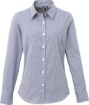Premier – Shirt "Gingham" langarm for embroidery and printing