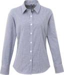 Premier – Shirt "Gingham" langarm hímzéshez és nyomtatáshoz
