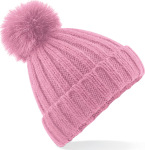 Beechfield – Verbier Fur Pop Pom Chunky Beanie besticken lassen