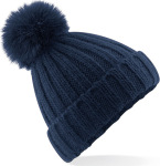 Beechfield – Verbier Fur Pop Pom Chunky Beanie besticken lassen