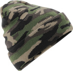 Beechfield – Camo Cuffed Beanie hímzéshez