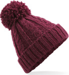 Beechfield – Cable Knit Melange Beanie besticken lassen