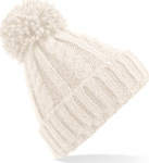 Beechfield – Cable Knit Melange Beanie besticken lassen