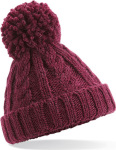 Beechfield – Infant Cable Knit Melange Beanie hímzéshez