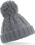 Beechfield – Infant Cable Knit Melange Beanie hímzéshez