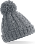 Beechfield – Junior Cable Knit Melange Beanie for embroidery