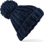 Beechfield – Oversized Hand-Knitted Beanie besticken lassen