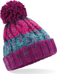 Beechfield – Junior Corkscrew Pom Pom Beanie besticken lassen