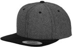 Flexfit – Chambray-Suede Snapback hímzéshez