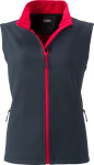 James & Nicholson – Damen 2-Lagen Promo Softshell Gilet for embroidery and printing