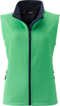 James & Nicholson – Damen 2-Lagen Promo Softshell Gilet for embroidery and printing