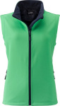 James & Nicholson – Damen 2-Lagen Promo Softshell Gilet hímzéshez és nyomtatáshoz