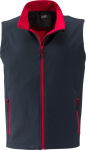 James & Nicholson – Herren 2-Lagen Promo Softshell Gilet for embroidery and printing