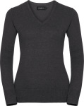Russell – Ladies´ V-Neck Knitted Pullover for embroidery
