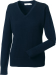 Russell – Ladies´ V-Neck Knitted Pullover besticken lassen