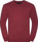 Russell – V-Neck Knitted Pullover besticken lassen