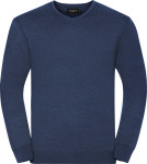 Russell – V-Neck Knitted Pullover hímzéshez