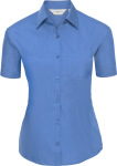 Russell – Ladies´ Short Sleeve Poly-Cotton Easy Care Poplin Shirt for embroidery and printing