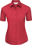 Russell – Ladies´ Short Sleeve Poly-Cotton Easy Care Poplin Shirt for embroidery and printing