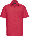 Russell – Men´s Short Sleeve Poly-Cotton Easy Care Poplin Shirt for embroidery and printing