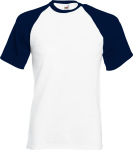 Fruit of the Loom – Shortsleeve Baseball T for embroidery and printing