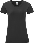 Fruit of the Loom – Damen T-Shirt Iconic besticken und bedrucken lassen