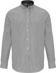 Premier – Oxford Shirt "Stripes" longsleeve for embroidery and printing