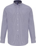 Premier – Oxford Shirt "Stripes" longsleeve for embroidery and printing