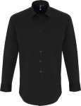 Premier – Popline Stretch Shirt longsleeve for embroidery and printing