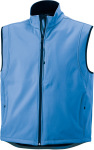 James & Nicholson – Herren 3-Lagen Softshell Gilet for embroidery and printing